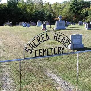 Sacred Heart of Jesus Church cemetery - photo courtesy of Bob OBrien