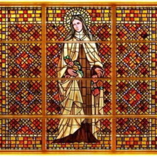 St. Therese of Lisieux stained glass
