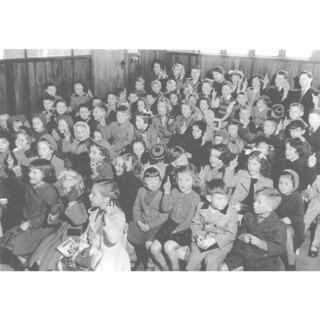 Large amount of children in the early days