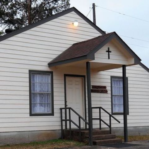 Our Shepherd Lutheran Church building before Hurricane Harvey