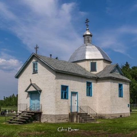 Saint George the Great Martyr Orthodox Church, Wildwood, Alberta, Canada - photo by Glen Bowe