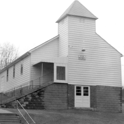 Pitt Gas Missionary Church Clarksville PA - photo courtesy of Missionary Church Archives and Special Collections