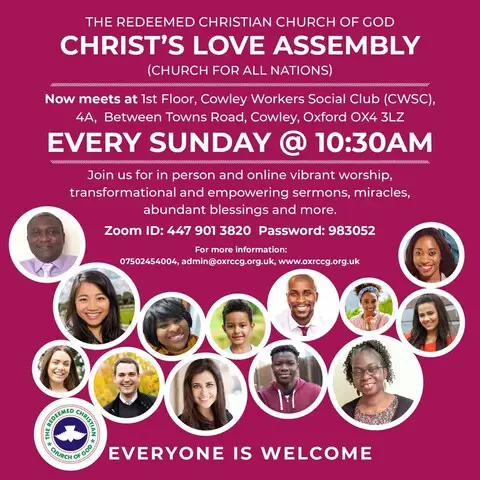 RCCG Christ's Love Assembly, Oxford - Oxford, Oxfordshire