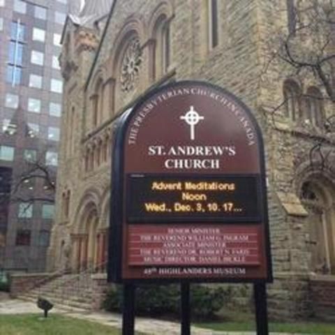 St Andrew's Presbyterian Church - Toronto, Ontario