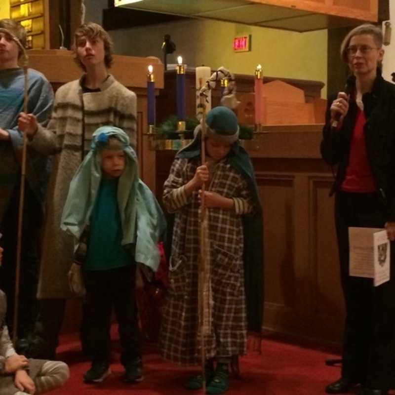 Christmas Pageant Dress Rehearsal