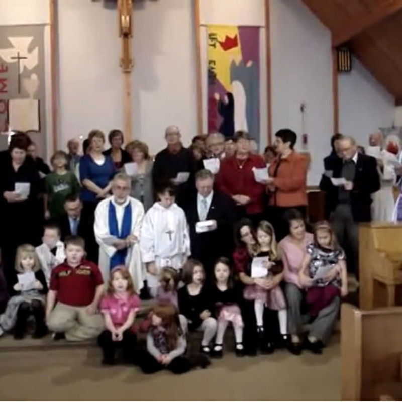 St.Alban's Church in Grand Bank, NL singing Silent Night