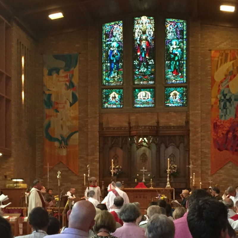 Deacon and University Chaplain Scott Sharman's ordination at All Saints Cathedral