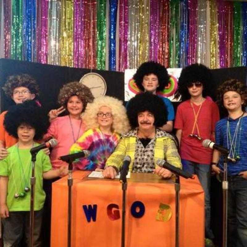 The cast of our 70's Christmas program