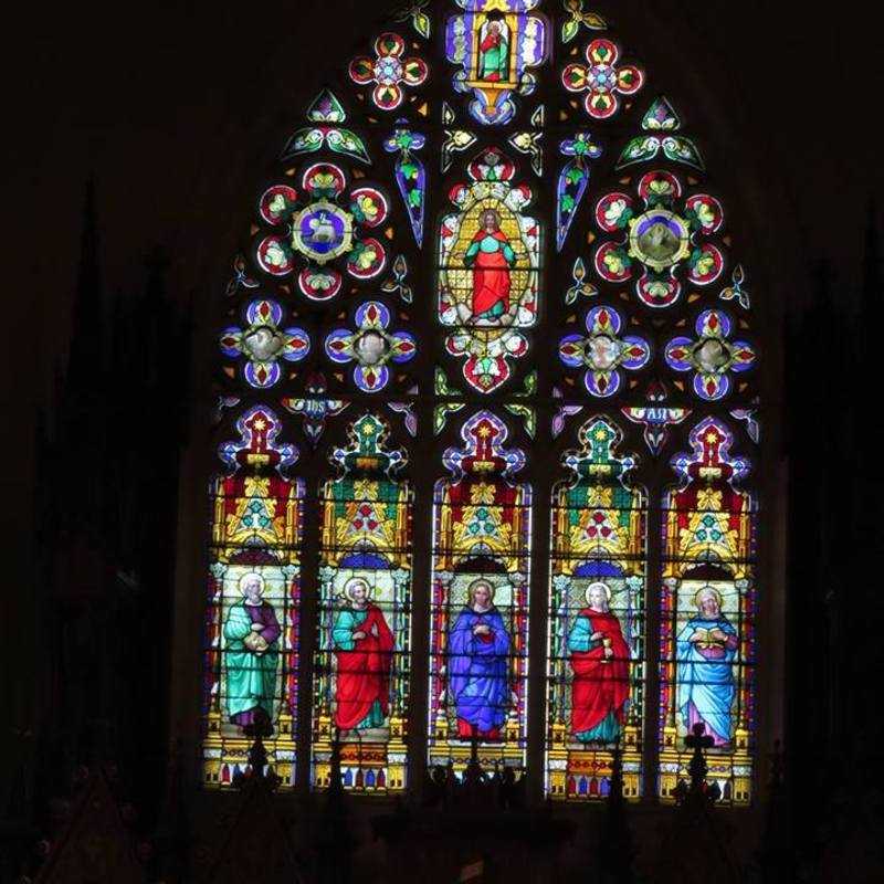 Stained glass at Trinity Church