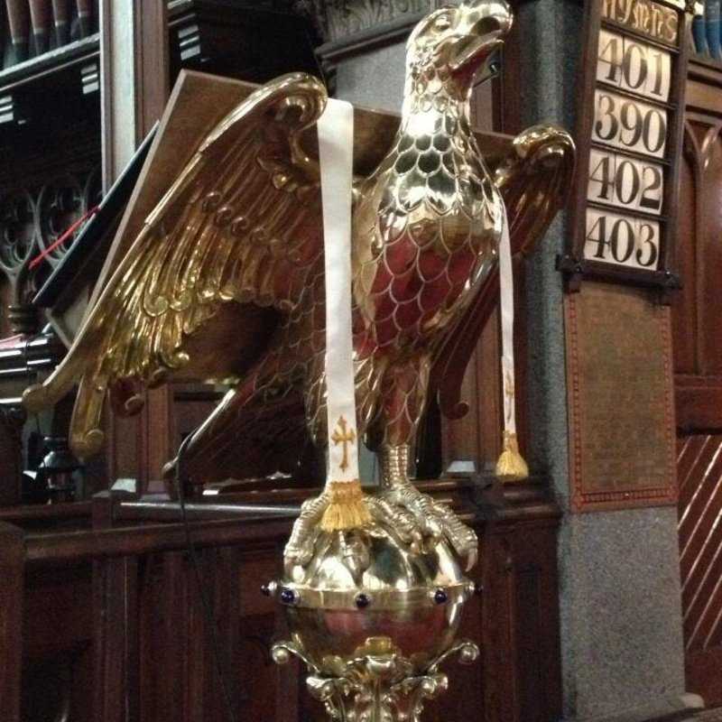 Trinity lectern... Whence the Good Word is read