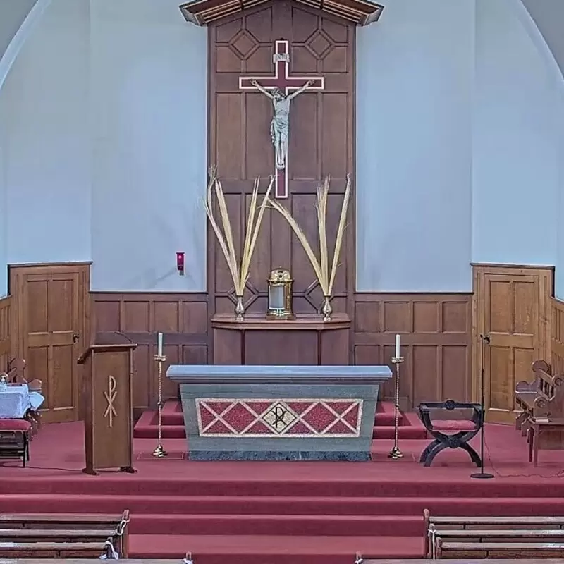 The altar at Saint James'