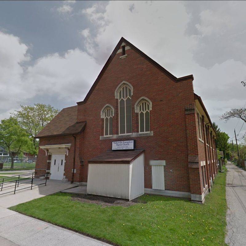 Walkerville Evangelical Baptist Church Windsor ON before the 2019 fire