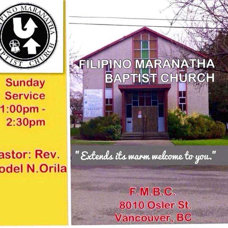 Filipino Maranatha Baptist Church - Vancouver, British Columbia