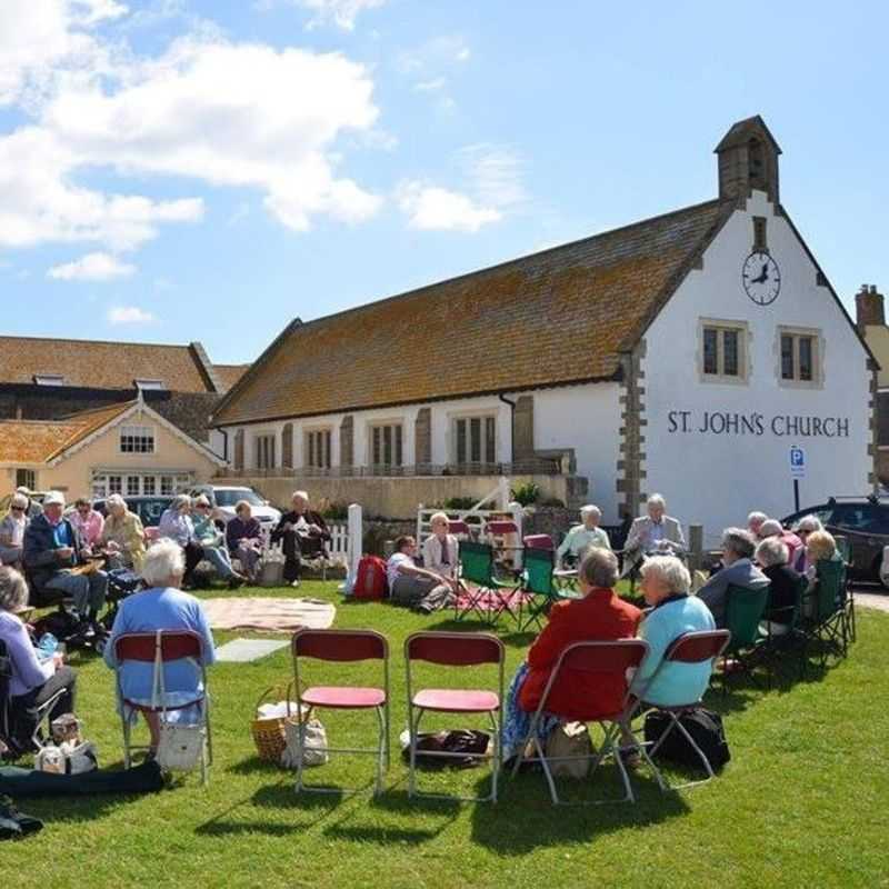 St. Johns church picnic on Harbour Green
