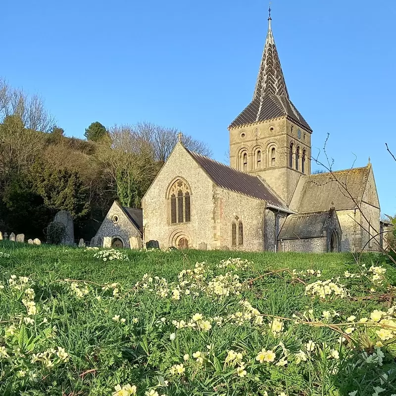 All Saints Church East Meon - photo courtesy of Kevin Jacot