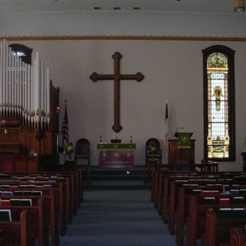 Inside St Peter Lutheran Church, Freeburg, PA
