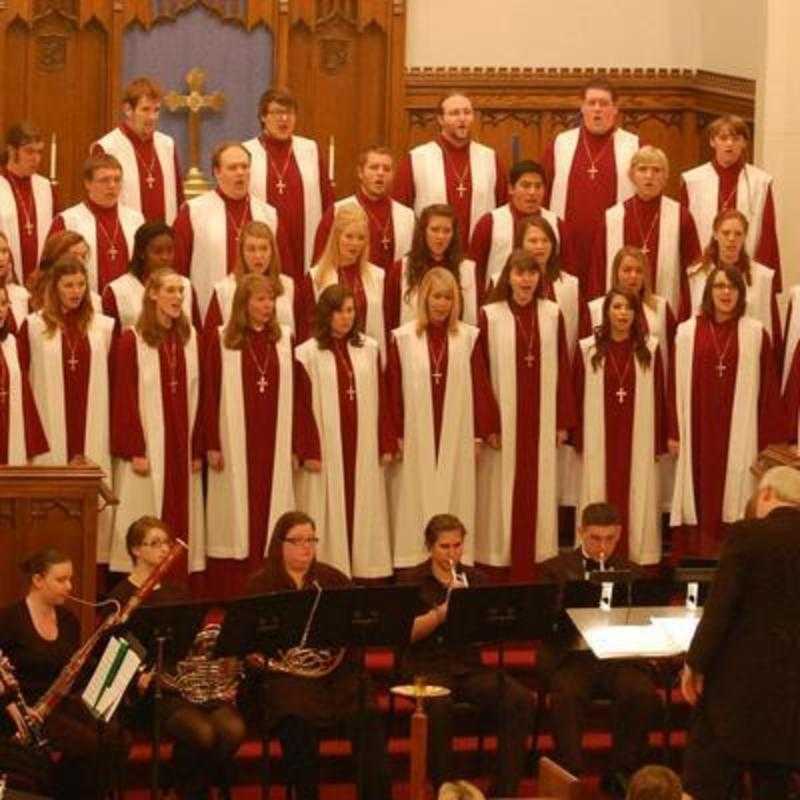 Lenoir-Rhyne University Choir Christmas concert at St. Andrew's Lutheran Church, Hickory