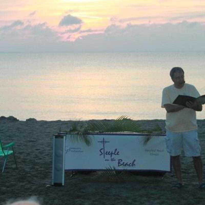 Palm Sunday Service on the Beach