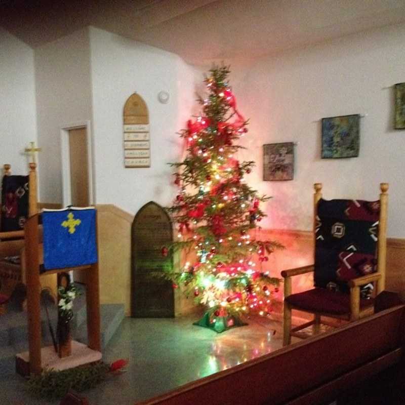 Christmas tree at St. Stephen's