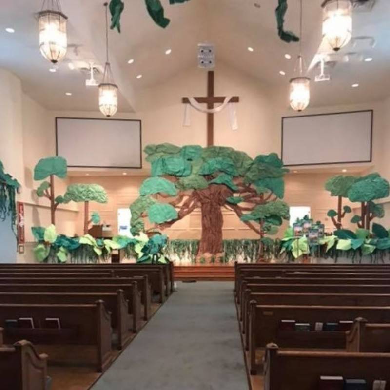 The sanctuary ready for VBS