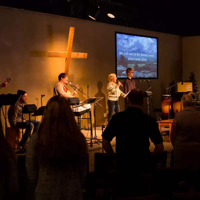 Sunday worship at The Connection Church of the Nazarene Castle Rock
