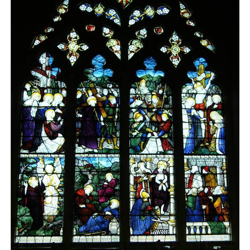 Stained glass: Thomson Memorial - The Crucifixion