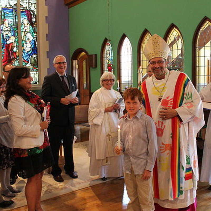 Baptism and Bishop Poole at St. John's West Toronto