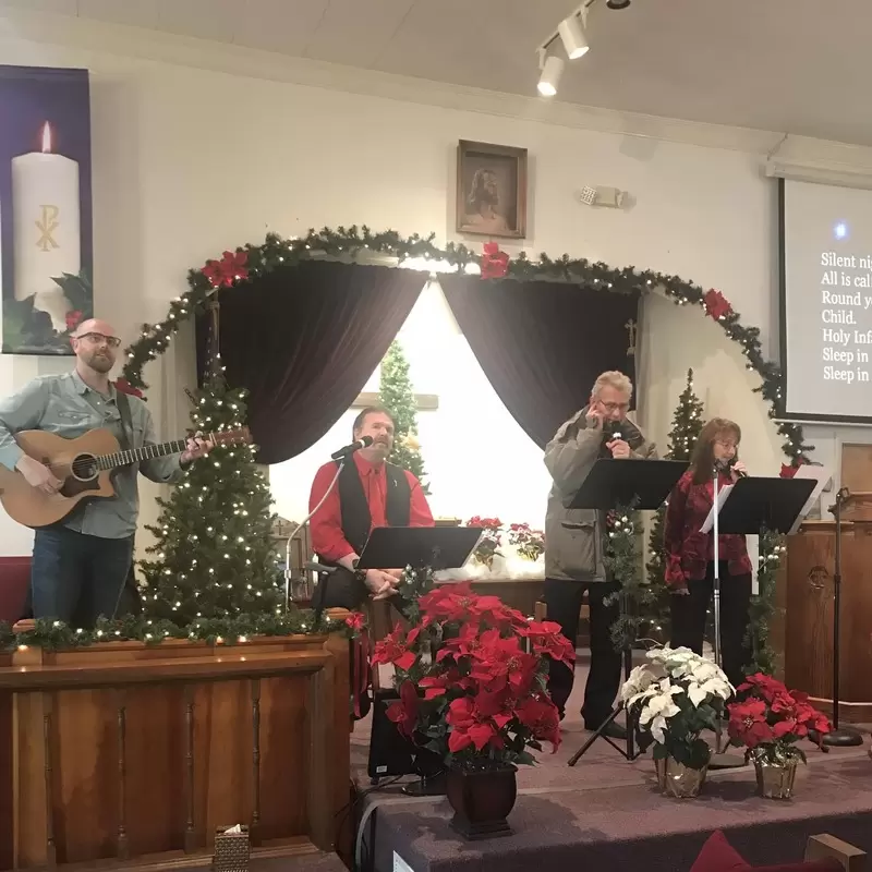 Special Christmas music at the Huron Baptist Church during morning service on December 18, 2022
