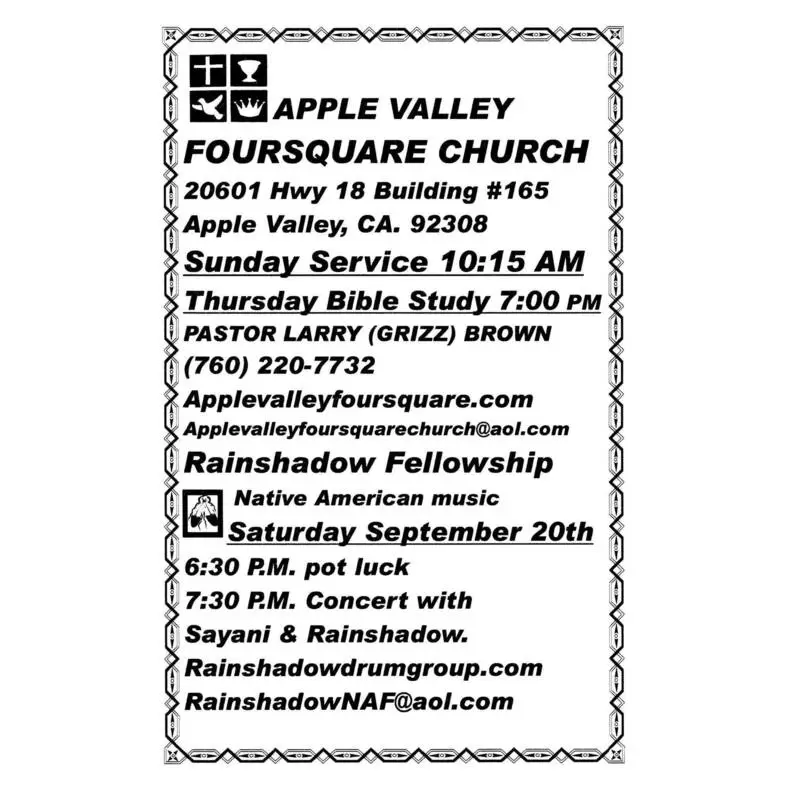 Apple Valley Foursquare Church - Apple Valley, California