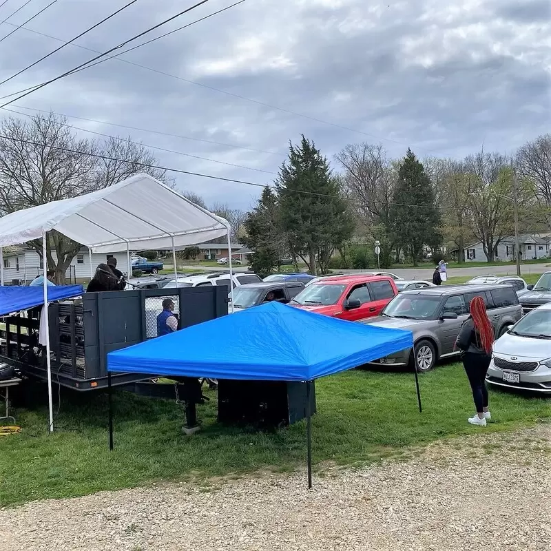 Easter drive-in service 2020