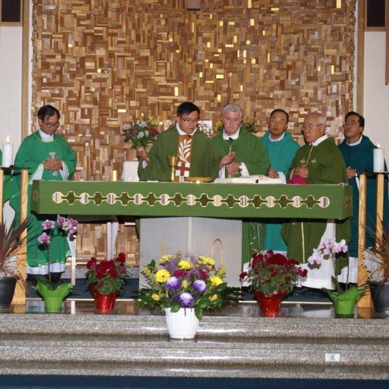 Fr. Minh's installation Mass on Sunday Sept 10, 2017