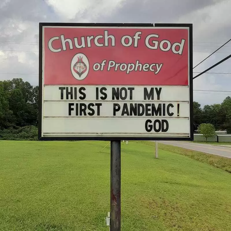 "This is not my first pandemic! God"