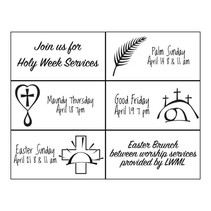 Holy Week Services (April, 14th - April, 21st )