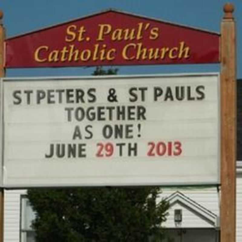 St Peter's and St Paul's together as one!