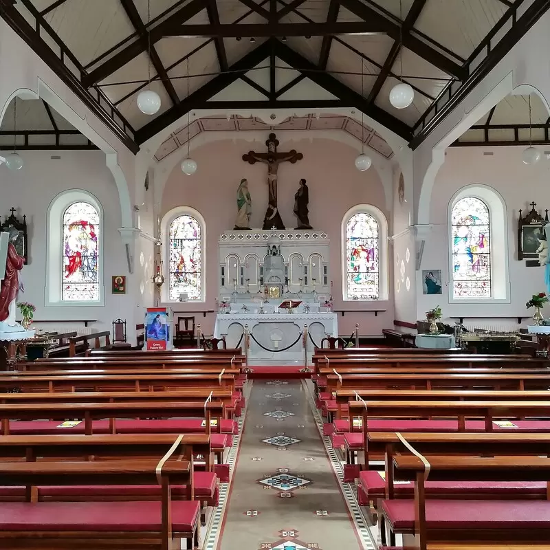 Church of The Sacred Heart and St. Joseph Coolaney interior
