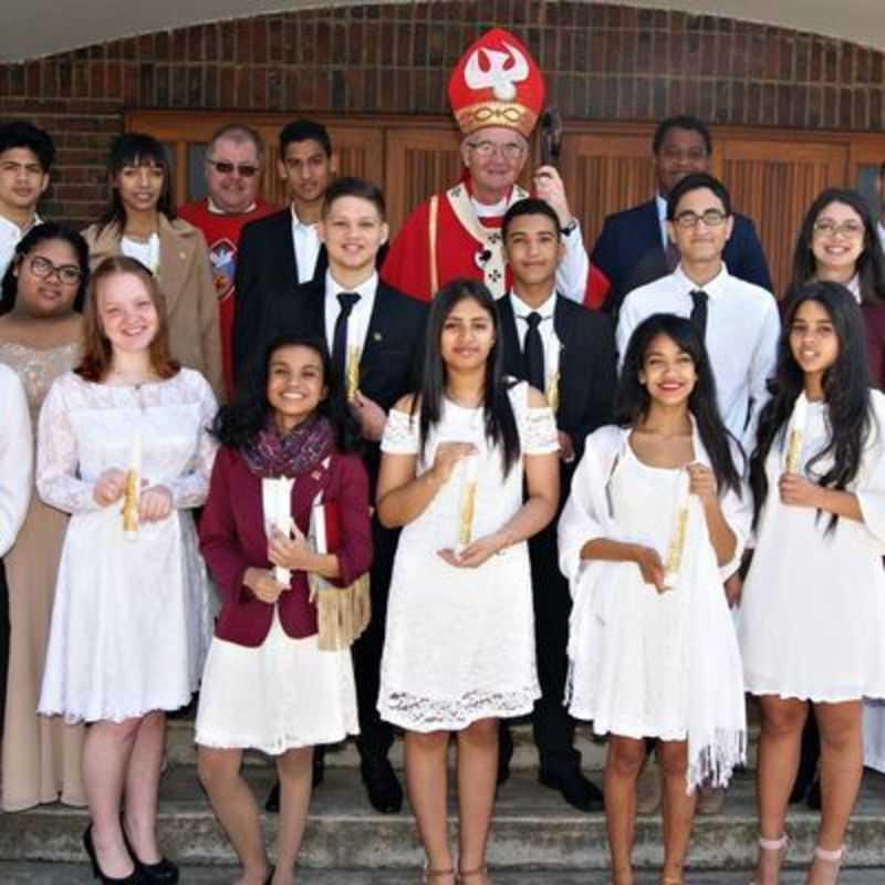 Confirmation day at St Pius X, 4 September 2016