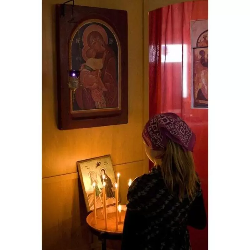 First Divine Liturgy at Holy Annunciation Chapel - Taos, NM