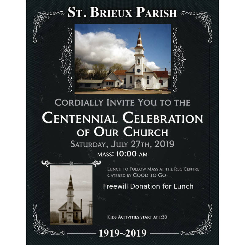 St. Brieux Parish Centenial Poster