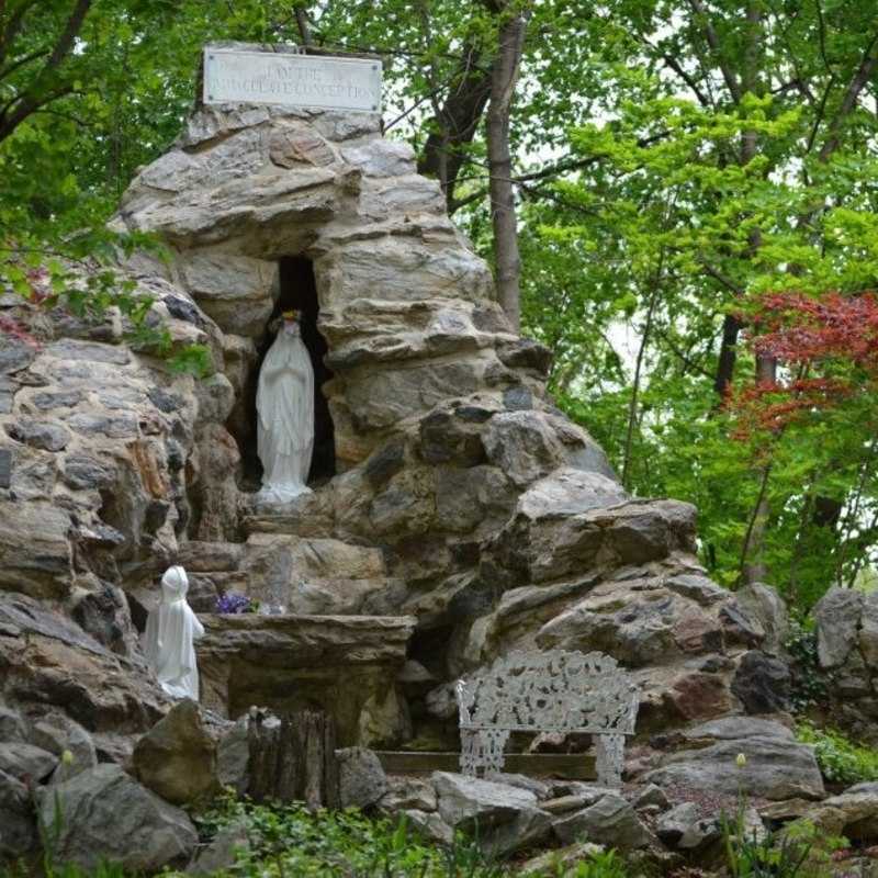 Grotto at St. Peter's honoring Mother Mary