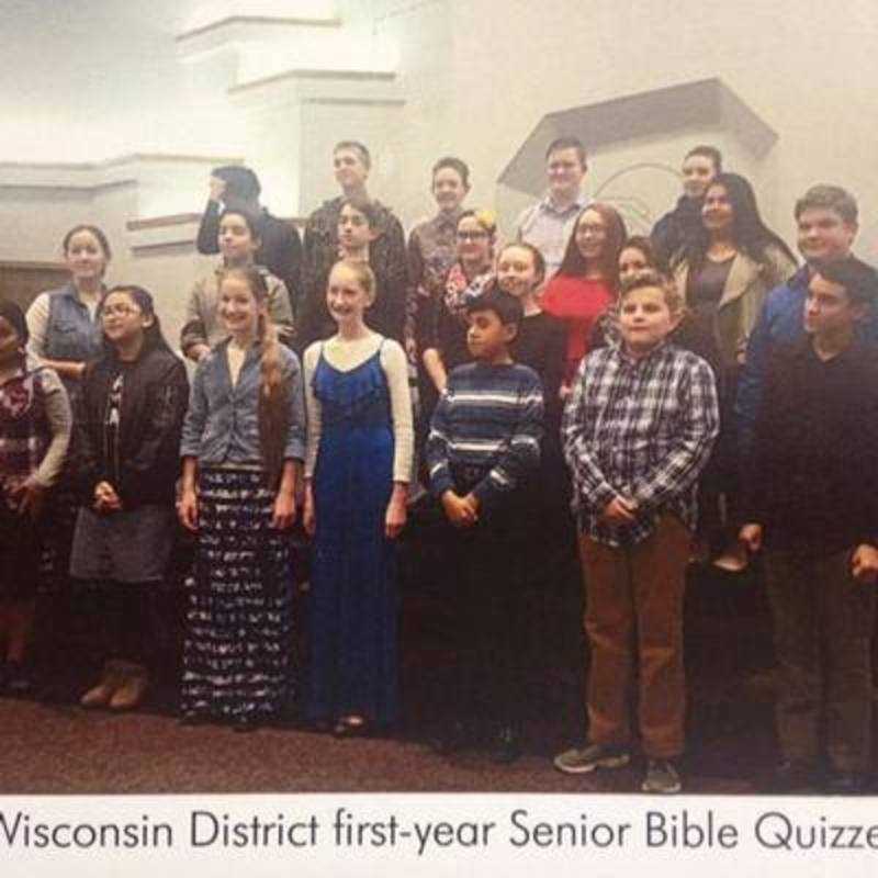 Wisconsin District first-year Senior Bible Quizzers