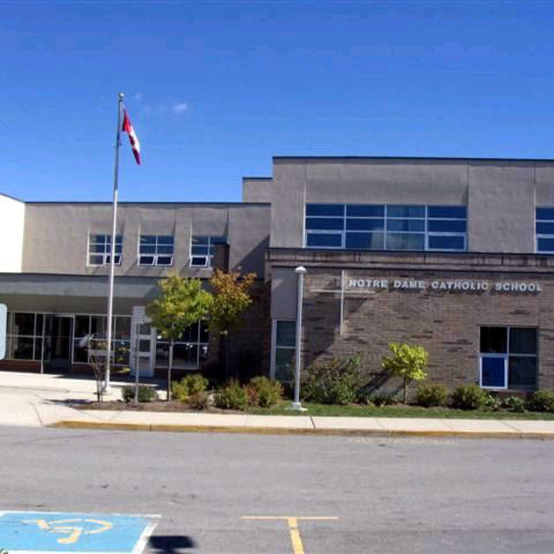 Notre Dame  Elementary School 715 Kingsmere Ave.  Newmarket L3X 1L4