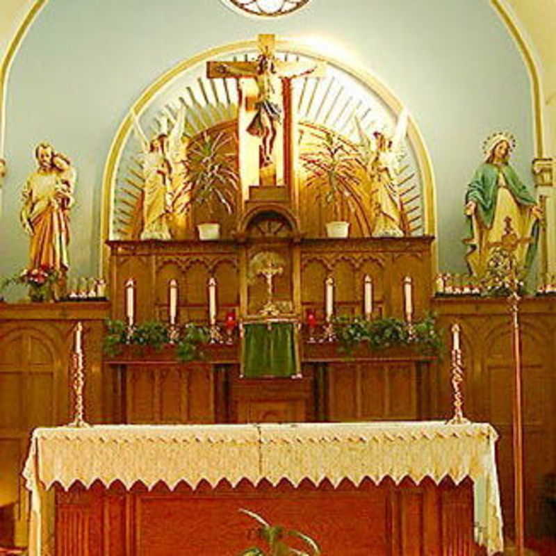 The altar - ready for Lent