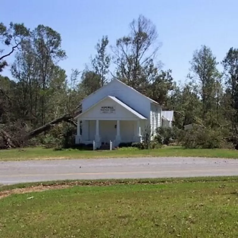 Hurricane Katrina hits Hopewell Church - Monday August 29, 2005