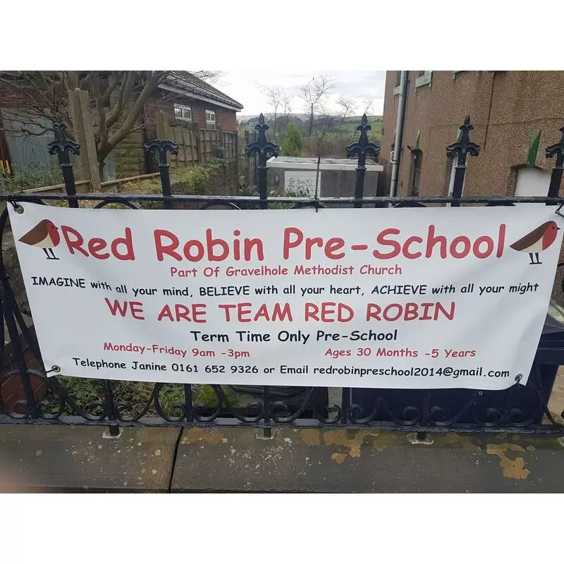 Red Robin Pre-School banner