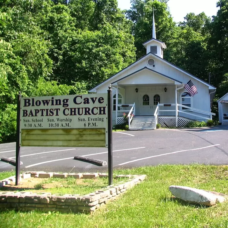 Blowing Cave Baptist Church Sevierville TN - May 2022 - photo courtesy of Tom Powers