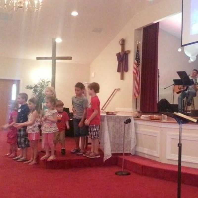 MCF kids leading our church into worship