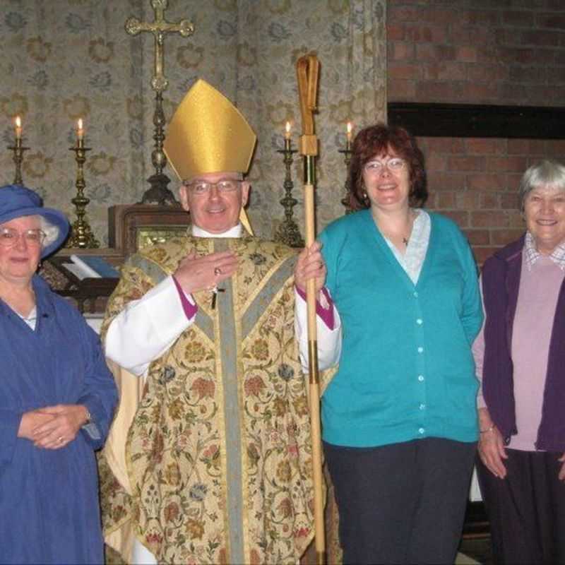 Bishop Kevin makes his first visit to All Saints (2011)