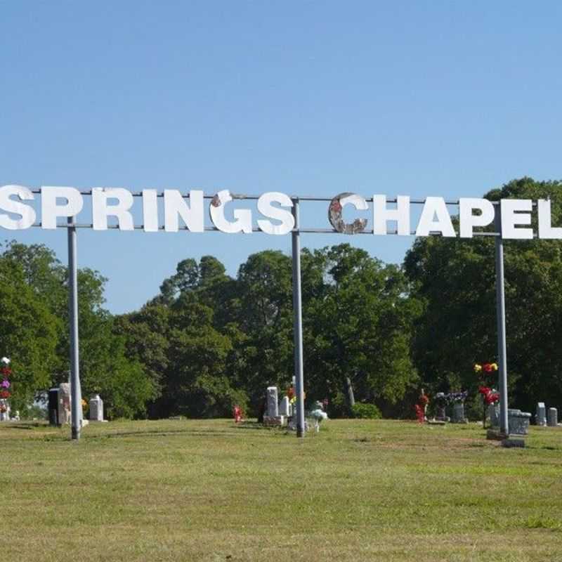 Springs Chapel Cemetery photo by Kathy Leach