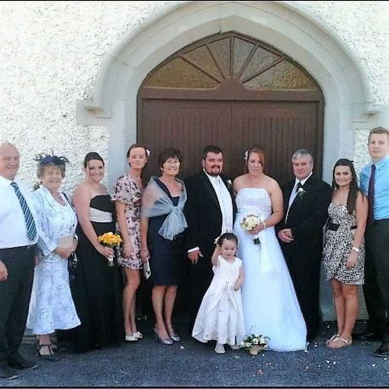 Wedding at St. Patricks Church, The Island