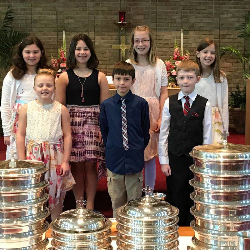 2018 First Communion for 4th graders